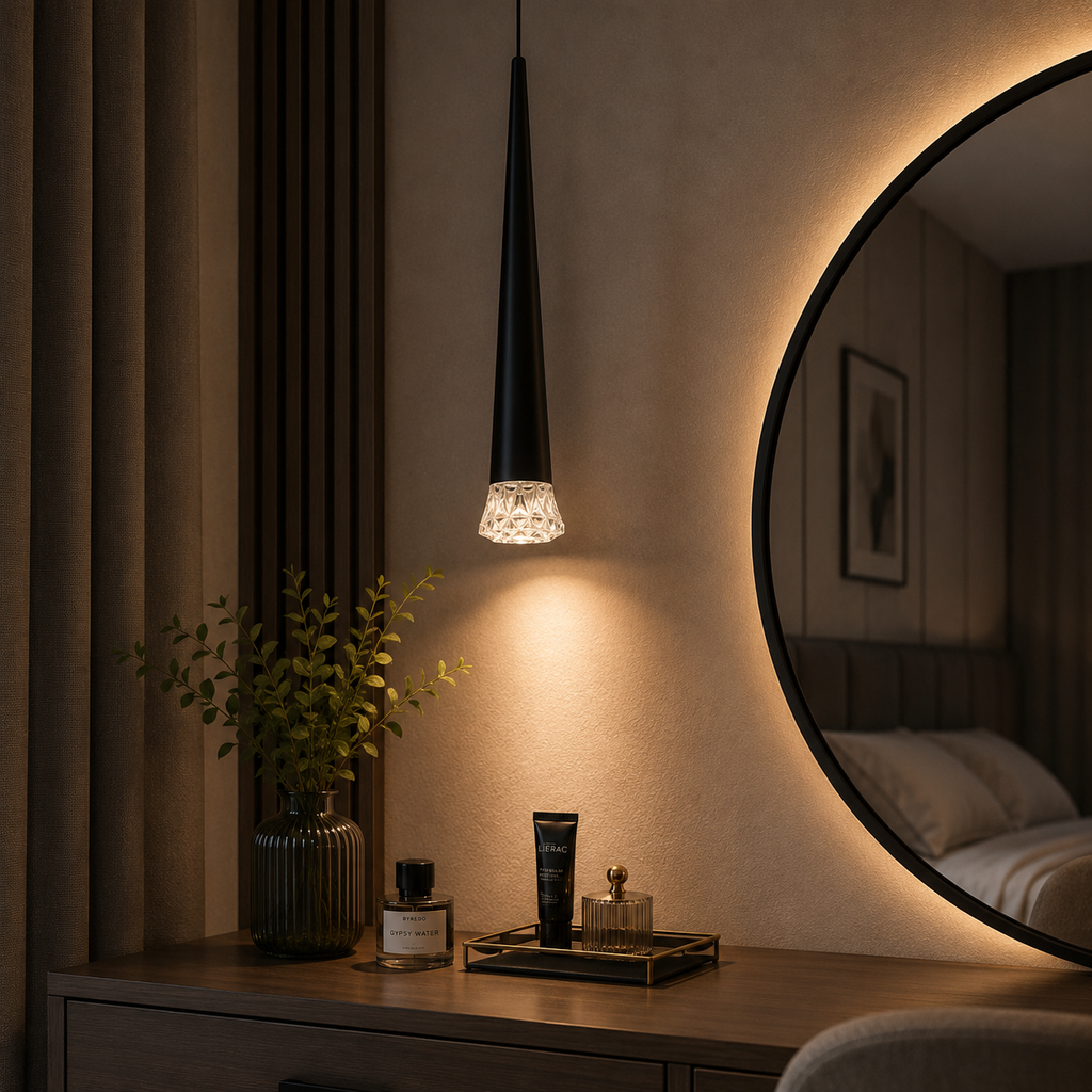 LM - H32420- C2 - 3.2*40 CM - 3WBlack- PENDANT LED LAMP - ( 54 ) 