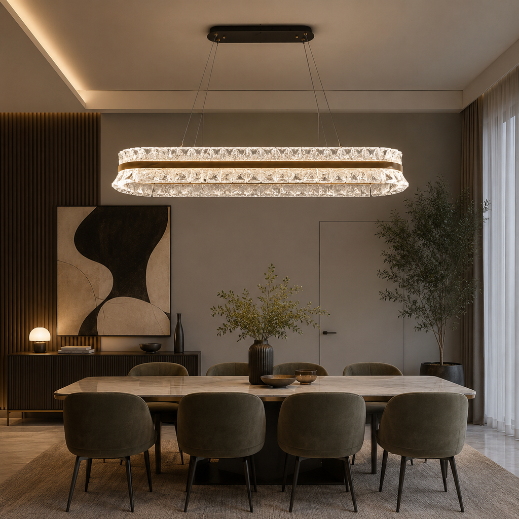 LM - 6479/800*300 - FGD - 37W - CRYSTAL LED CHANDELIER - ( 61 )