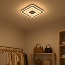 طبق LED - 99W - مصباح سقف مستوحى من القهوة - إضاءة قابلة للتعتيم