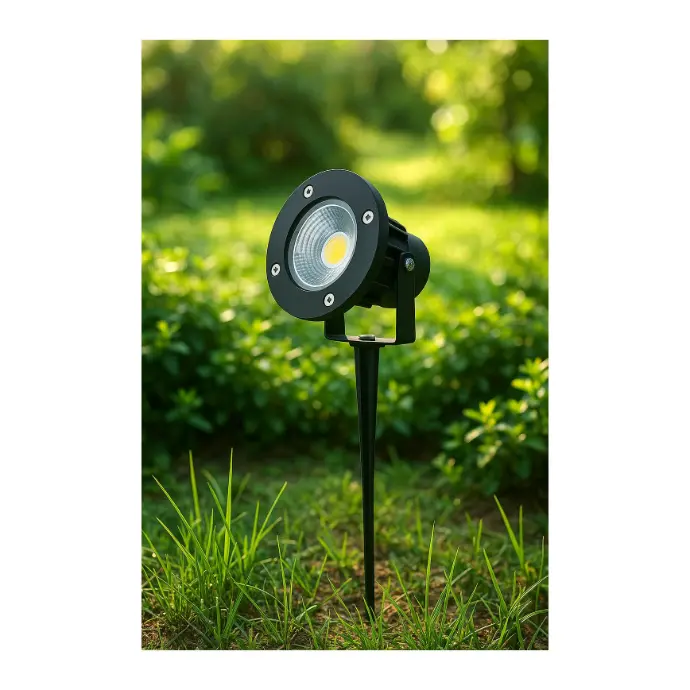 LM-2504 10W Black Aluminum Outdoor Spike Light