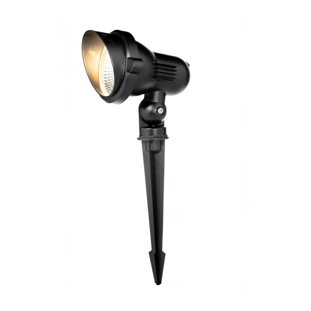 LM-2506 7W Black Aluminum Outdoor Spike Light