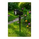 LM-2506 7W Black Aluminum Outdoor Spike Light with Cap