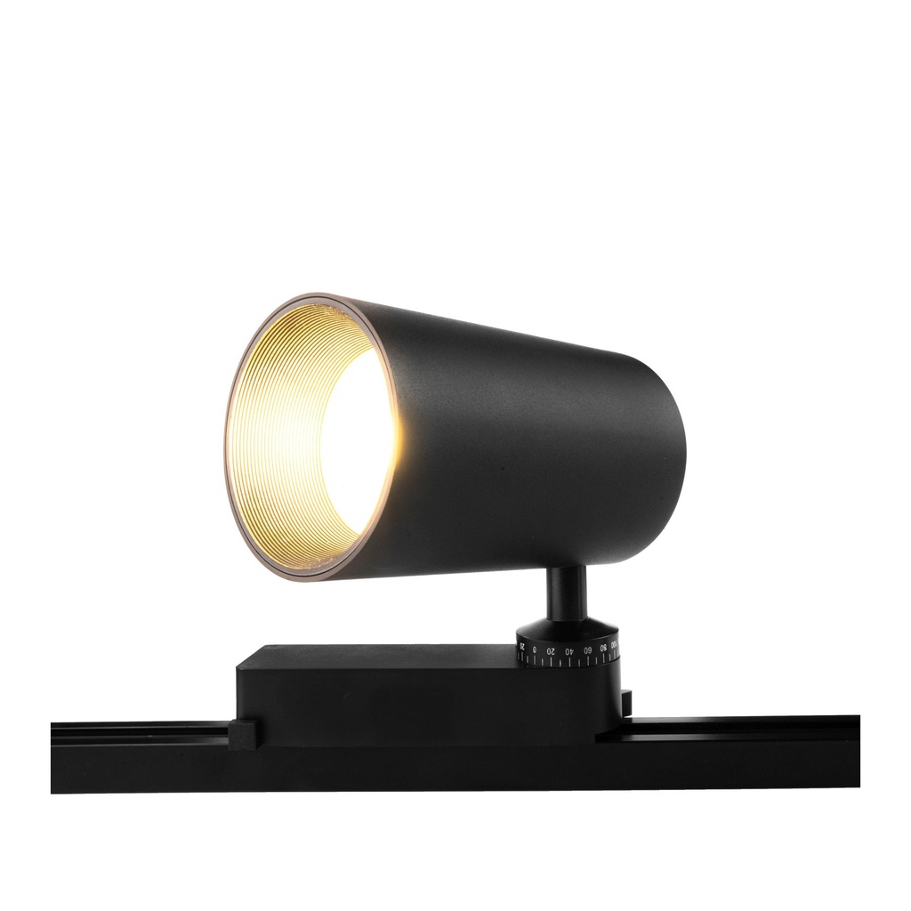 35W Black Track Light - 3000K Warm