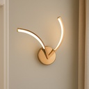 8W Chrome Wall Lamp - 3000K Warm