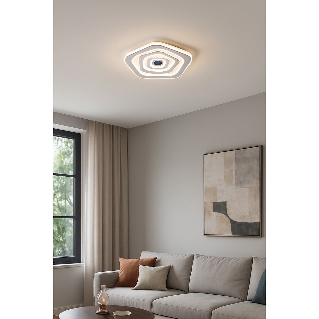 LM-1891-48D-48487-Ceiling Hexagonal LED Lamp