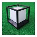 LM-2091B/L-BK-E27 Black Box Shaped Fence Lantern