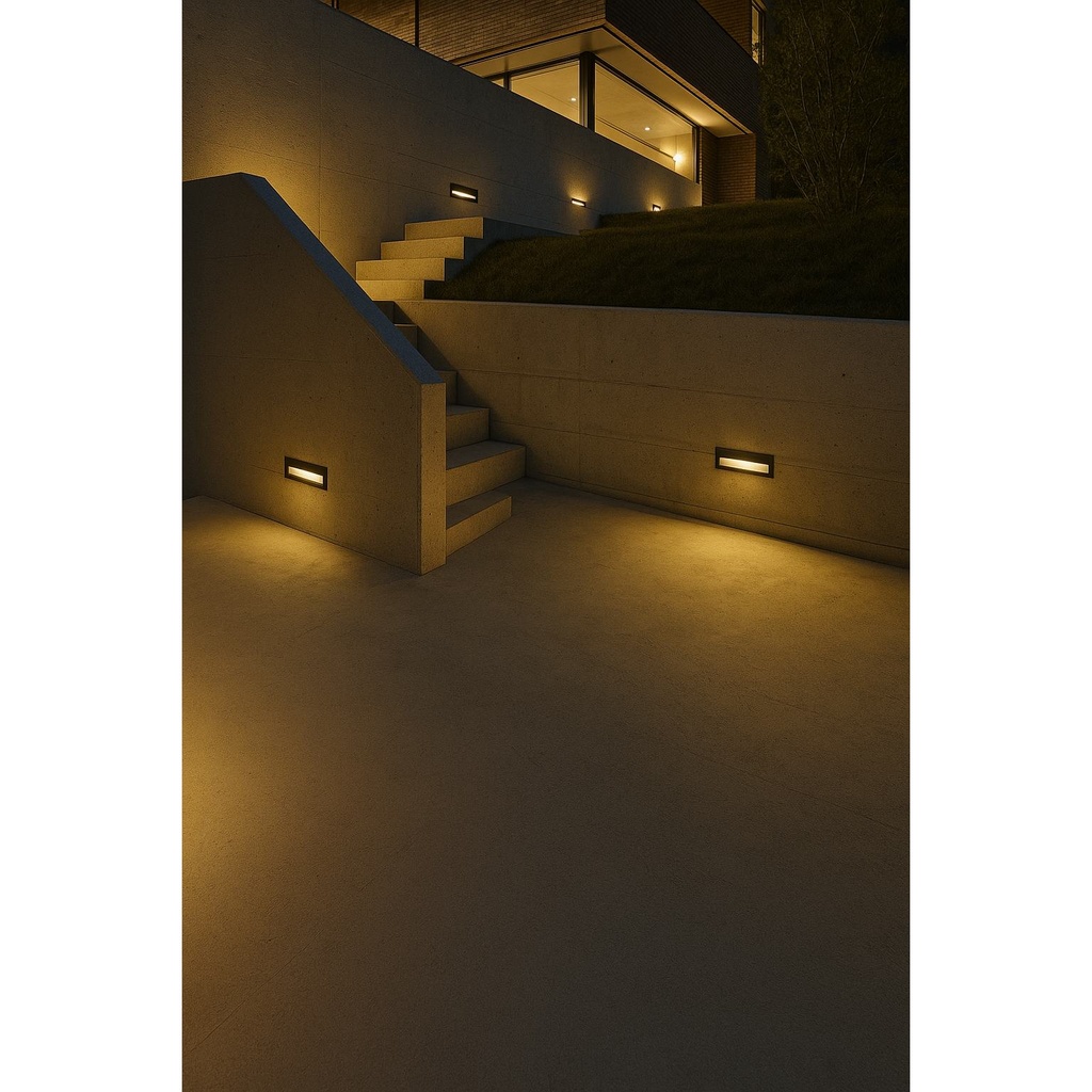 6W White Step Light with SMD LED - Bright and Durable
