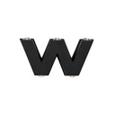 ابليك أسود من الألومنيوم بإضاءة اب اند داون بقوة 6 واط - إضاءة خارجية أنيقة