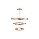 LM-6911 150W Aluminium/Wire Drawing Gold Chandelier