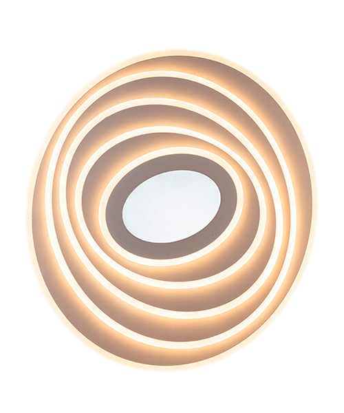 90W White 3D Ceiling Lamp - 3000K/4000K/6000K