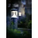 12W Black Bollard Light - 3000K Warm