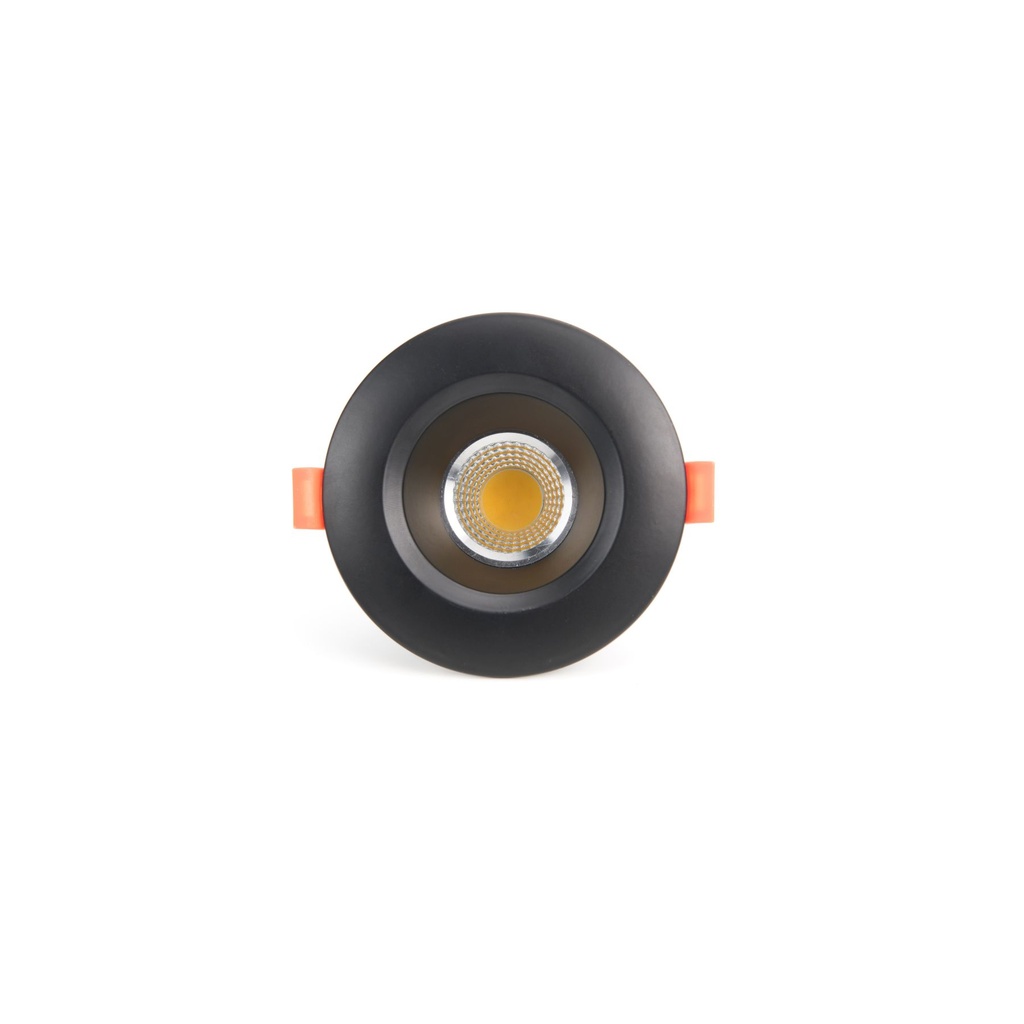 Black Round Single Spotlight - LM-B019-BK - Recessed Lighting