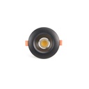 Black Round Single Spotlight - LM-B019-BK - Recessed Lighting