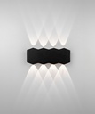 8W Black Aluminum Up & Down Wall Light - Powerful and Stylish