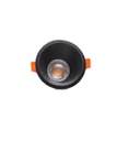 Black Round Single Spot Light - Minimalist Design for Modern Interiors