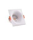 LM-18-SQ-SINGLE-WH White Square Recessed Spot Light