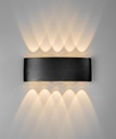 Five-Direction Outdoor Wall Lamp - 10x1W LED - 3000K Warm