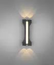 Outdoor Wall Lamp LM-119/S - Modern Design - 4x1W + SMD 3W LED