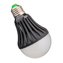 12W LED Bulb White Light - Black Body