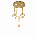 LED Pendant Light 90W Available in Gold, Rose Gold or Chrome