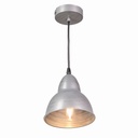 Single Pendant Light - Matt Silver
