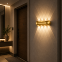 LM - 23302 - AlUMINUM - 8WGOLD- UP&DOWN LIGHT ( 43 )