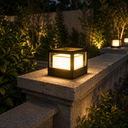 LM - 2366 - AlUMINUM- 18W Black - FENCE LANTERN ( 43 )