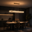 LM-933 - 100*30 CM - FGD - 104Wx2 - CRYSTAL LED CHANDELIER - ( 62 )