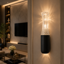 LM - PH60270 - 6*27 CM - BLACK- LED WALL LAMP - ( 54 ) - 5W+3W