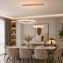 LM - 941 - 4+6B - 40+60 CM - FGD - 188Wx2 - CRYSTAL LED CHANDELIER - ( 62 )