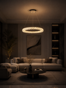 LM - 958 - 50 CM - FGD - 31Wx2 - CRYSTAL LED CHANDELIER - ( 62 )