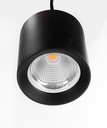 Black Cylinder Spot Light - 18W LED - Modern Design for Interiors