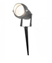 5W Black Plastic Outdoor Spike Light with Cap - Weather-Resistant