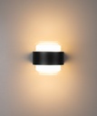 Glass Cup Outdoor Wall Lamp - 2x5W LED - 3000K Warm