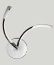 8W Chrome Wall Lamp - 3000K Warm