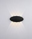 LM-23100-BK-8W-WW Black Oval Wall Light