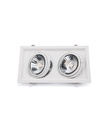 White Double / Tripe Spot Light - 44W