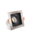 Chrome & Black Single Spotlight - LM-B03-1MR16-1-Chrome+Inside - 44W Recessed Lighting