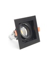 Black Single Spotlight - LM-B04-1MR16-1-BK - 44W Recessed Lighting