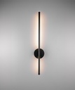 12W Black Aluminum Wall Lamp - Sleek Modern Design